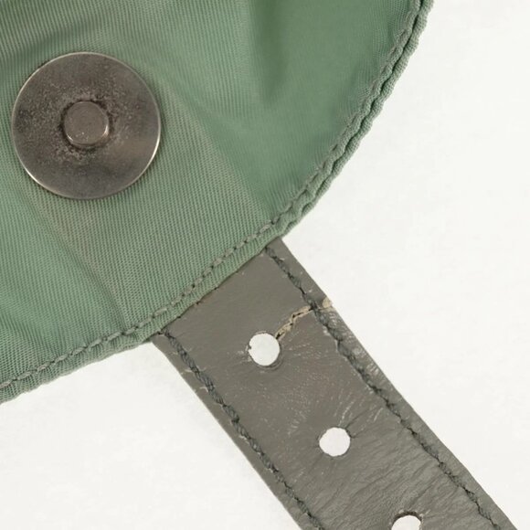 PRADA Backpack Nylon Green Silver Auth 143502 - Picture 9 of 16